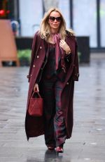 AMANDA HOLDEN Leaves Heart Radio in London 01/05/2025