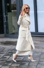 AMANDA HOLDEN Reunites with Co Host Jamie Theakston at Heart Radio in London 01/20/2025
