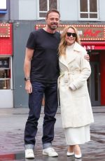 AMANDA HOLDEN Reunites with Co Host Jamie Theakston at Heart Radio in London 01/20/2025