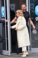 AMANDA HOLDEN Reunites with Co Host Jamie Theakston at Heart Radio in London 01/20/2025