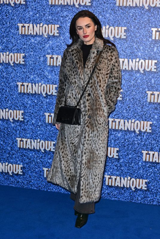AMBER DAVIES at Titanique Opening Night at Criterion Theatre in London 01/09/2025