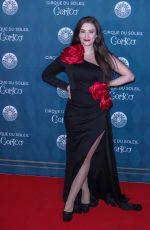 AMBER DOING-THORNE at Cirque du Soleil Corteo Premiere in London 01/15/2025