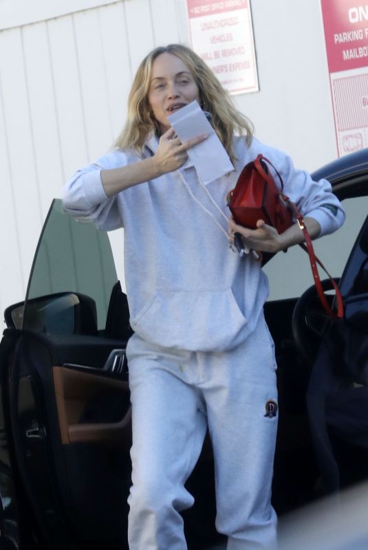 AMBER VALLETTA Spotted After Pacific Palisades Home Loss in Los Angeles 01/15/2025
