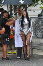 AMELIA HAMLIN at a Photoshoot at Copacabana Beach in Rio De Janeiro 01/20/2025