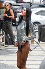 AMELIA HAMLIN at a Photoshoot at Copacabana Beach in Rio De Janeiro 01/20/2025