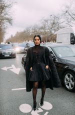 AMINA MAUDDI at Christian Dior Haute Couture Show at Paris Fashion Week 01/27/2025