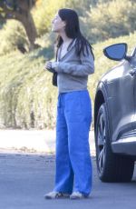 ANALUISA CORRIGAN and Logan Lerman Arrives at a Friend