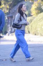 ANALUISA CORRIGAN and Logan Lerman Arrives at a Friend