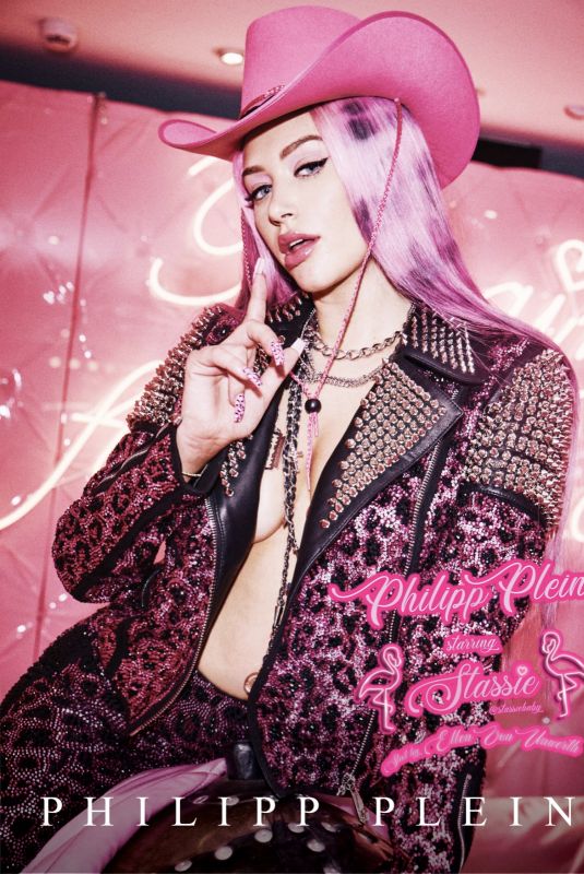 ANASTASIA KARANIKOLAOU for Philipp Plein Pink Paradise Campaign 2019
