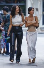 ANGELINA CENSORI Leaves Upmarket Beverly Rooftop Restaurant in South Yarra in Melbourne 12/30/2024