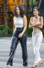 ANGELINA CENSORI Leaves Upmarket Beverly Rooftop Restaurant in South Yarra in Melbourne 12/30/2024
