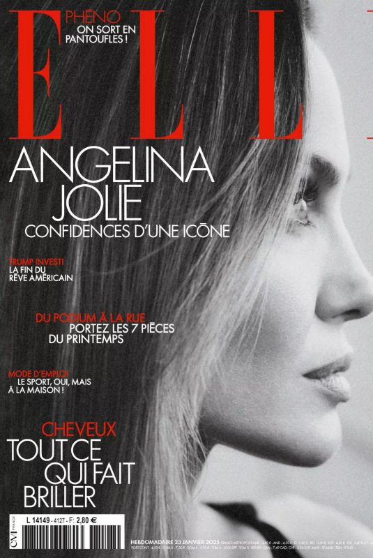 ANGELINA JOLIE in Elle France, January 2025