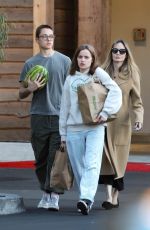 ANGELINA JOLIE Oit for Grocery Shopping with Her Children at Lazy Acres 01/14/2025
