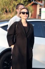 ANGELINA JOLIE Stocks up on Essentials with Her Son Knox in Los Feliz 01/19/2025