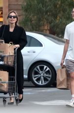 ANGELINA JOLIE Stocks up on Essentials with Her Son Knox in Los Feliz 01/19/2025