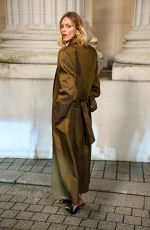 ANJA RUBIK at Saint Laurent Menswear Fall-Winter 2025/2026 Show at Paris Fashion Week 01/28/2025