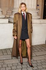 ANJA RUBIK at Saint Laurent Menswear Fall-Winter 2025/2026 Show at Paris Fashion Week 01/28/2025