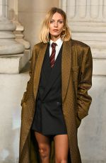 ANJA RUBIK at Saint Laurent Menswear Fall-Winter 2025/2026 Show at Paris Fashion Week 01/28/2025
