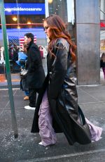 ANNA CATHCART Out and About in New York City 01/24/2025