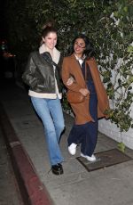 ANNA KENDRICK Night Out with a Friend at Chateau Marmont 01/23/2025