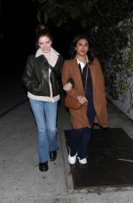 ANNA KENDRICK Night Out with a Friend at Chateau Marmont 01/23/2025