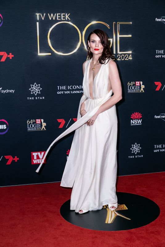 ANNA SAMSON at 64th TV WEEK Logie Awards at The Star in Sydney 08/18/2024