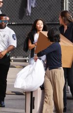 ANNA SAWAI Arrives at Jimmy Kimmel Live in Hollywood 01/06/2025