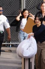 ANNA SAWAI Arrives at Jimmy Kimmel Live in Hollywood 01/06/2025