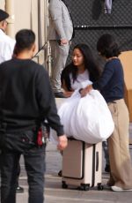 ANNA SAWAI Arrives at Jimmy Kimmel Live in Hollywood 01/06/2025