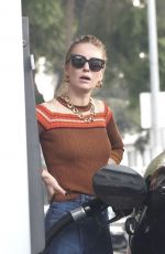 ANNABELLE WALLIS at a Gas Station in Los Angeles 01/03/2025