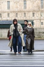 ANYA TAYLOR-JOY and Malcolm Mcrae Out and About in Paris 01/28/2025