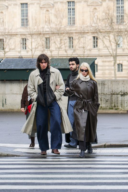 ANYA TAYLOR-JOY and Malcolm Mcrae Out and About in Paris 01/28/2025