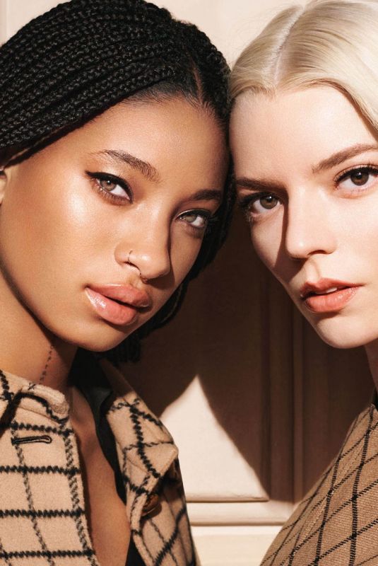 ANYA TAYLOR-JOY and WILLOW SMITH for Dior Forever Hydra Nude Campaign 2025