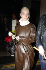 ANYA TAYLOR- JOY Arrives at Lenny Kravitz