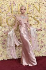 ANYA TAYLOR-JOY at 82nd Annual Golden Globes Awards in Beverly Hills 01/05/2025