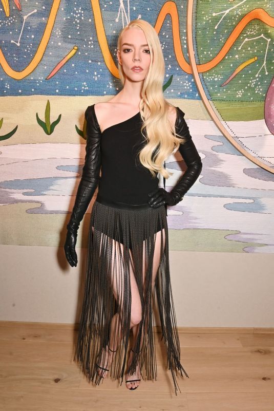 ANYA TAYLOR-JOY at Christian Dior Haute Couture Show at Paris Fashion Week 01/27/2025