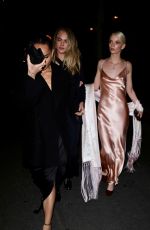 ANYA TAYLOR-JOY, CARA DELEVINGNE and ZOE KRAVITZ Arrives at Vas Morgan