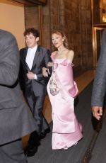 ARIANA GRANDE Leaves National Board of Review Awards in New York 01/07/2025