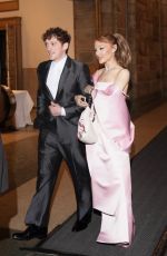 ARIANA GRANDE Leaves National Board of Review Awards in New York 01/07/2025
