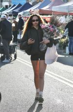 ASHLEY MOORE Picks up Flowers at Studio City Farmers Market 01/05/2025