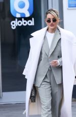 ASHLEY ROBERTS Leaves Heart Breakfast Show in London 01/21/2025