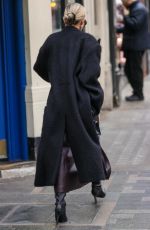 ASHLEY ROBERTS Leaves Heart Breakfast Show in London 01/23/2025