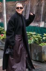 ASHLEY ROBERTS Leaves Heart Breakfast Show in London 01/23/2025