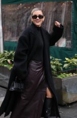 ASHLEY ROBERTS Leaves Heart Breakfast Show in London 01/23/2025
