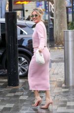 ASHLEY ROBERTS Leaves Heart Radio in London 01/07/2025