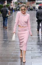 ASHLEY ROBERTS Leaves Heart Radio in London 01/07/2025