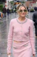 ASHLEY ROBERTS Leaves Heart Radio in London 01/07/2025