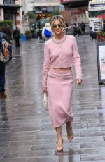 ASHLEY ROBERTS Leaves Heart Radio in London 01/07/2025