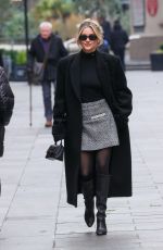 ASHLEY ROBERTS Leaves Heart Radio in London 01/10/2025