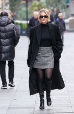 ASHLEY ROBERTS Leaves Heart Radio in London 01/10/2025